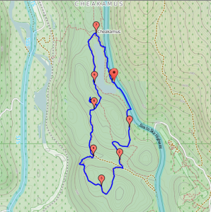 Brohm Lake Trail map