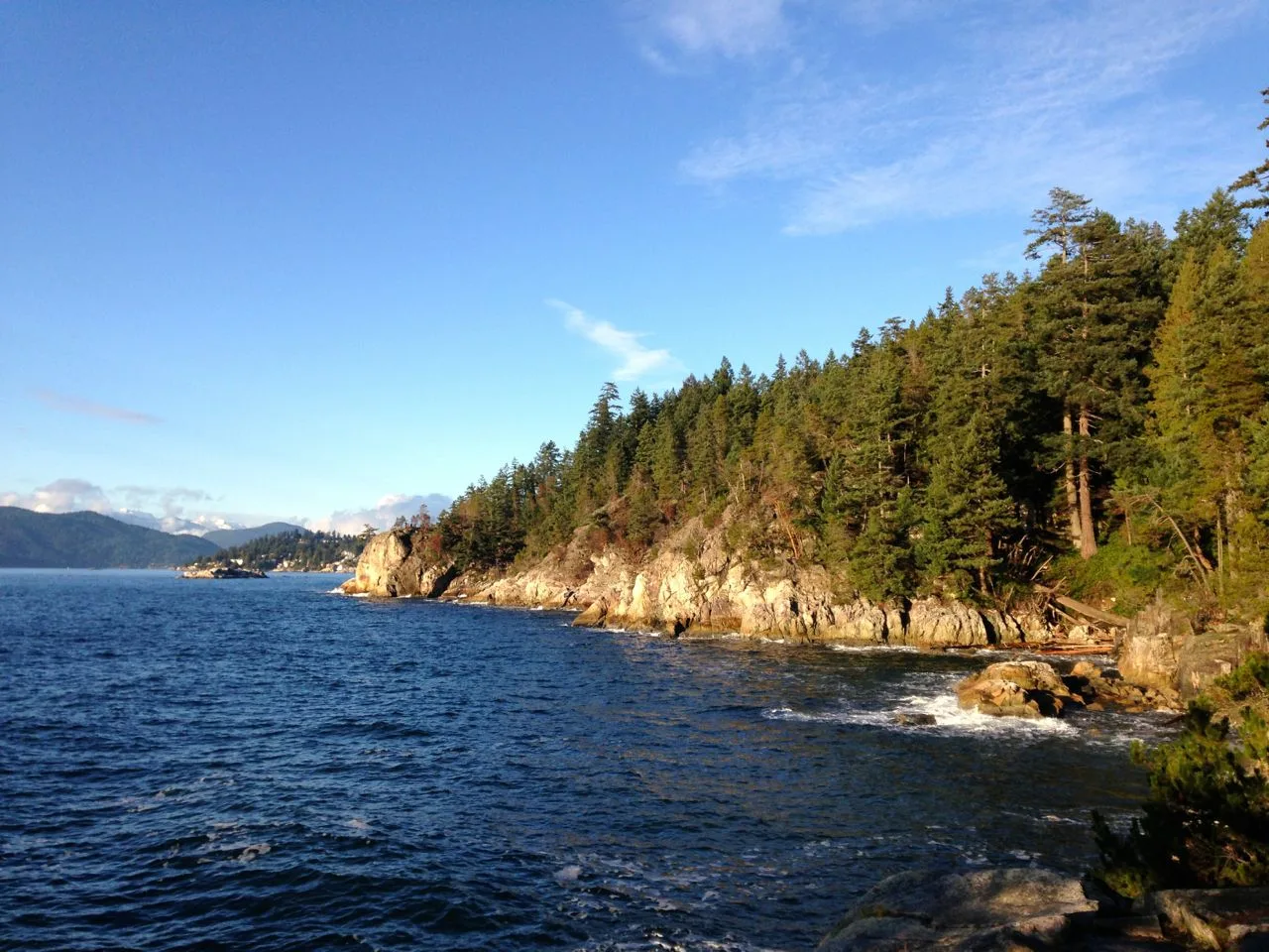 Shore Pine Point in Lighthouse Park