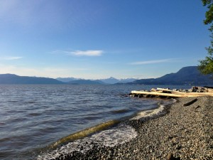 Point Grey beach hiking