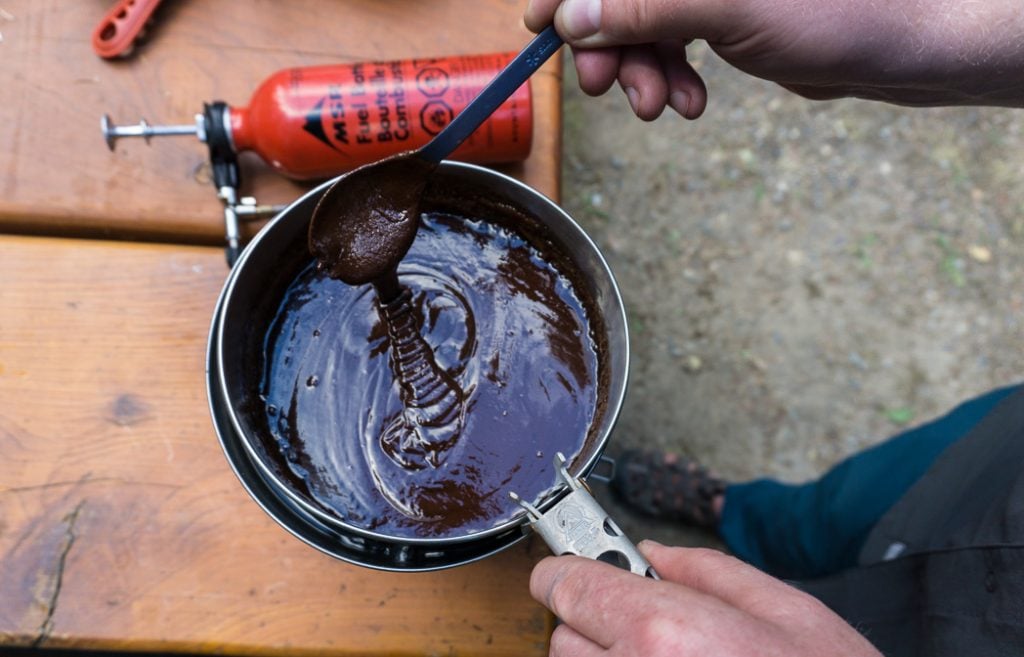 Impress your friends on your next camping trip... make backcountry chocolate fondue with this easy recipe.