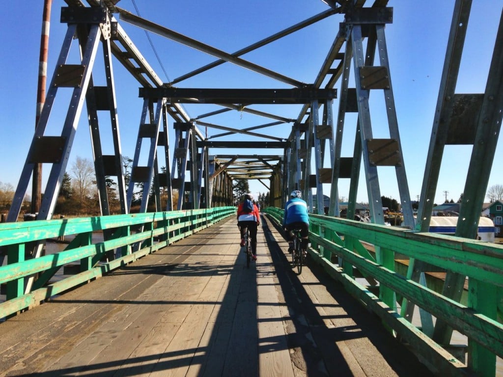 Biking in Ladner: Westham Island Bridge