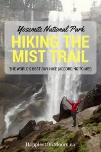 Hike the world's best day hike, the Mist Trail in Yosemite National Park, California