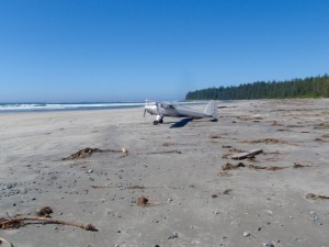 Calvin Falls beach on the Nootka Trail