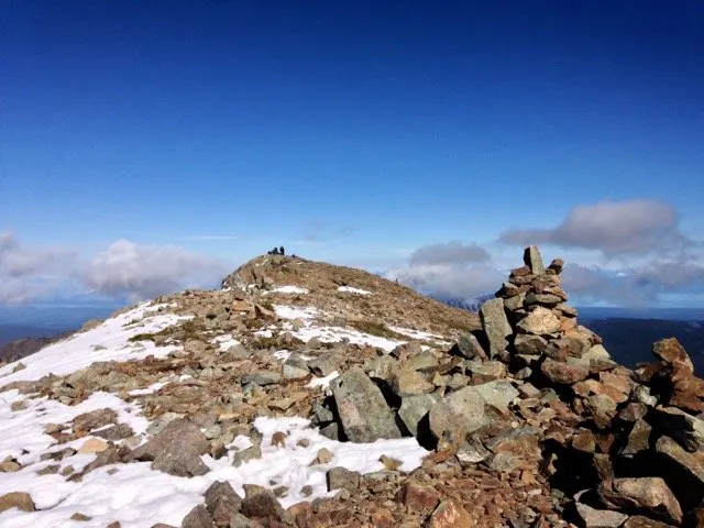 Summit ridge of Mount Albert Edward