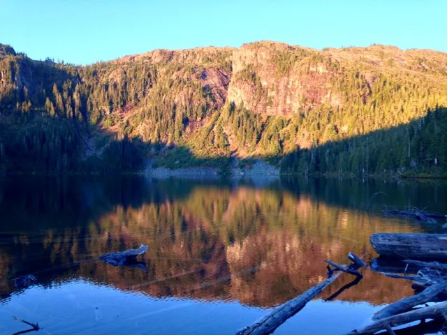 Circlet Lake in Strathcona Provincial Park