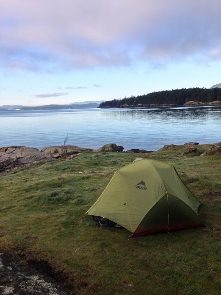 Camping at Ruckle Provincial Park on Salt Spring Island - a great place to go camping near Vancouver