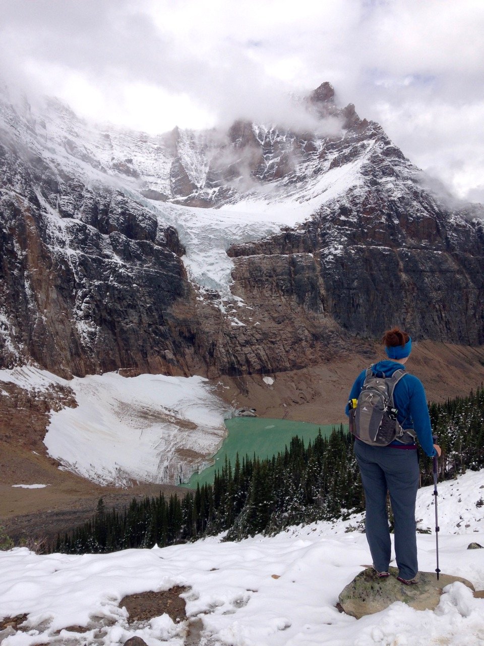 Hiking the Mount Edith Cavell Trail in Jasper