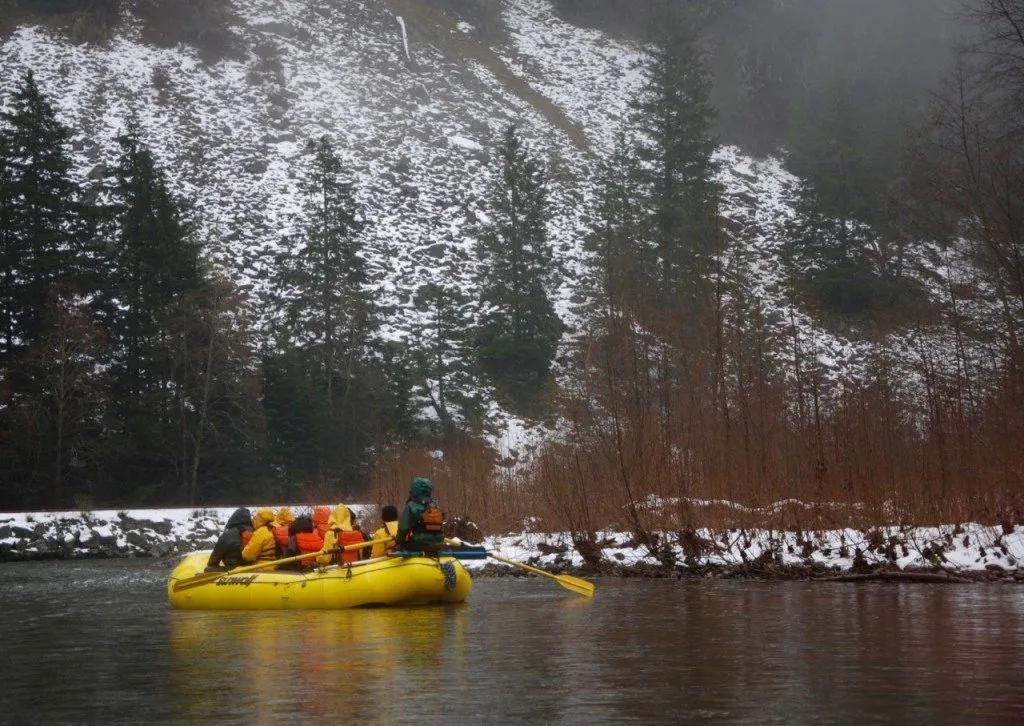 A winter eagle float tour on the Squamish River