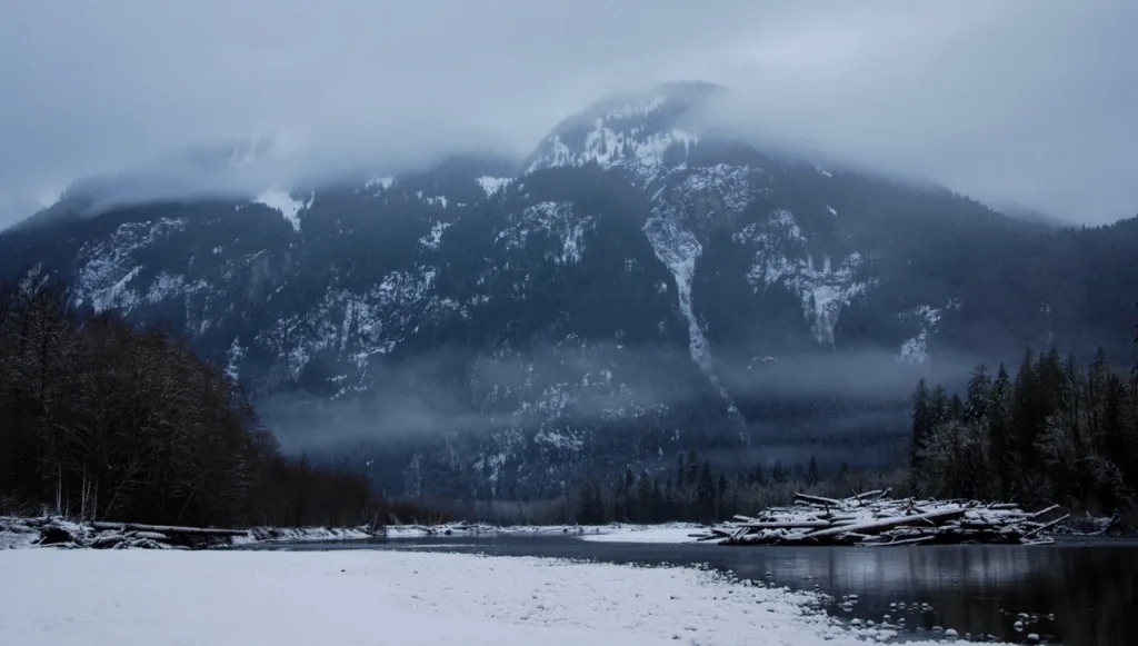 Squamish River in winter