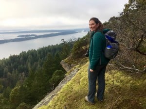 Hiking on Bodega Ridge on Galiano Island