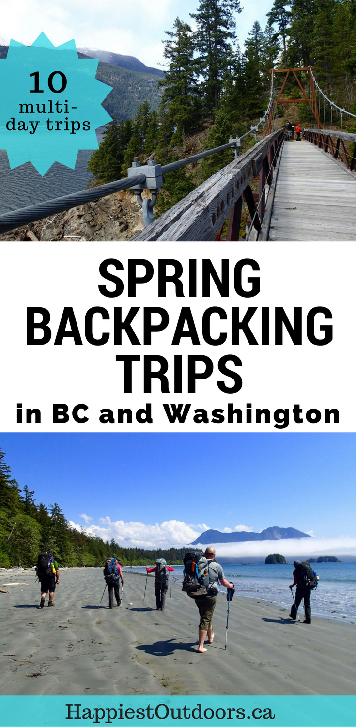 spring backpacking trips