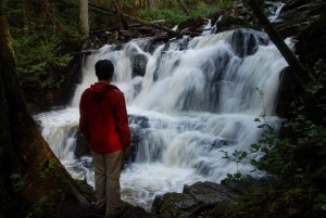 Backpacking the Sunshine Coast Trail - Gorge Falls