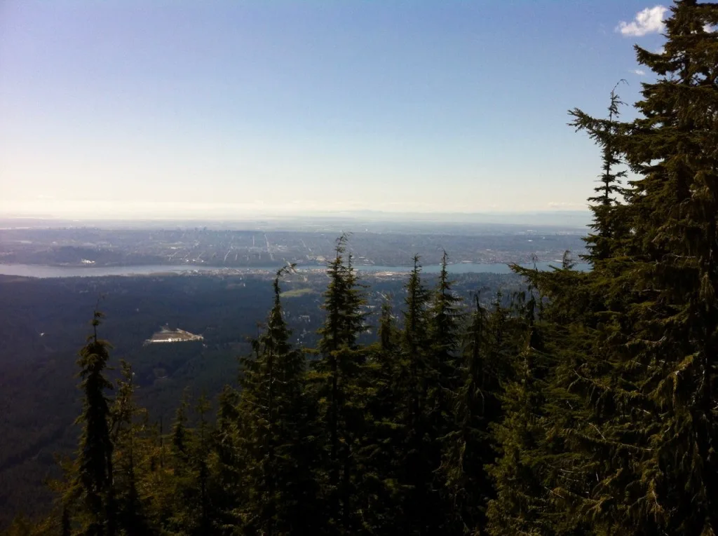 The lackluster obscured view from Lynn Peak makes it one of the worst hikes from Vancouver. 