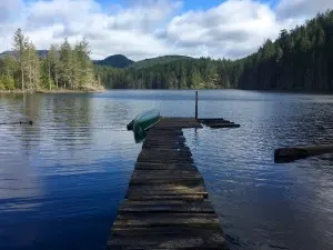 Backpacking the Sunshine Coast Trail - Little Sliammon Lake