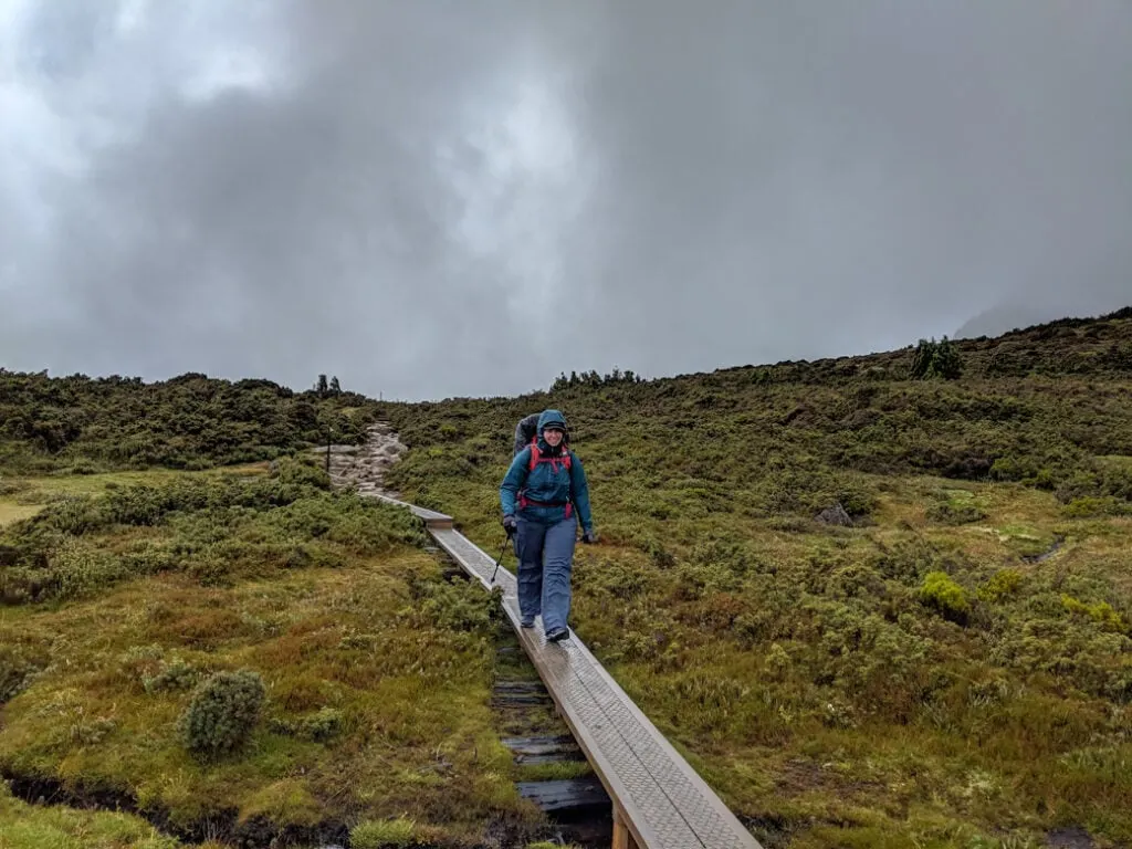 How to safely hike in the rain