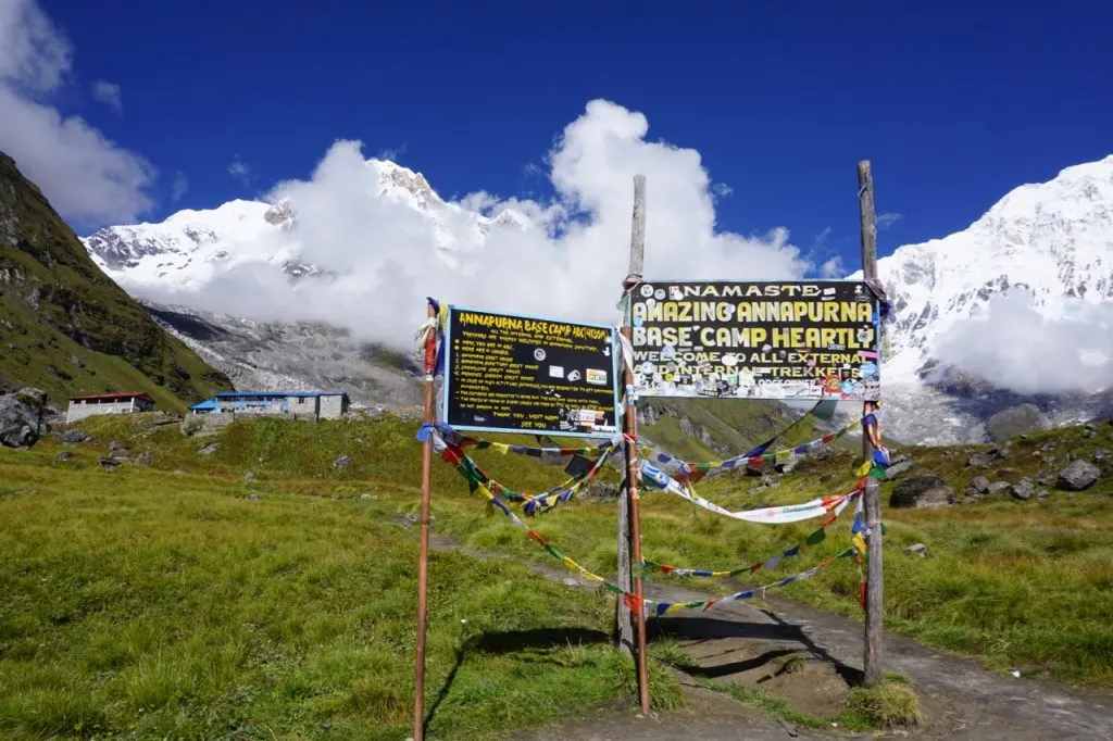 Trekking to Annapurna Base Camp