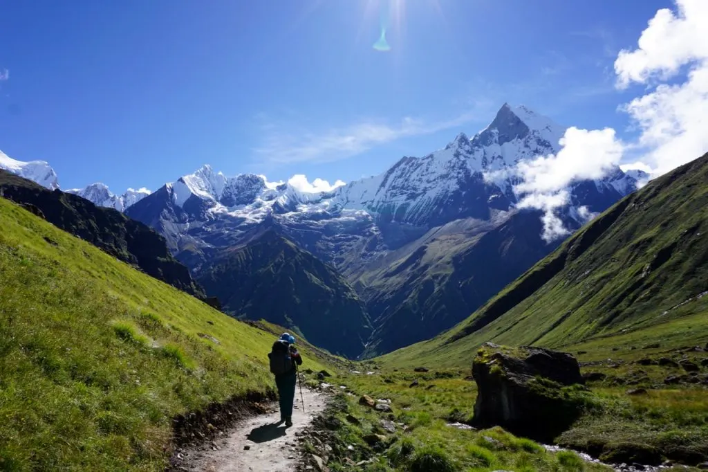 Trekking to Annapurna Base Camp