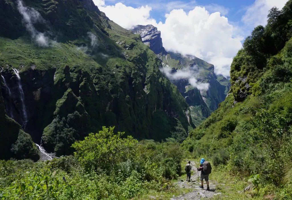 Trekking to Annapurna Base Camp