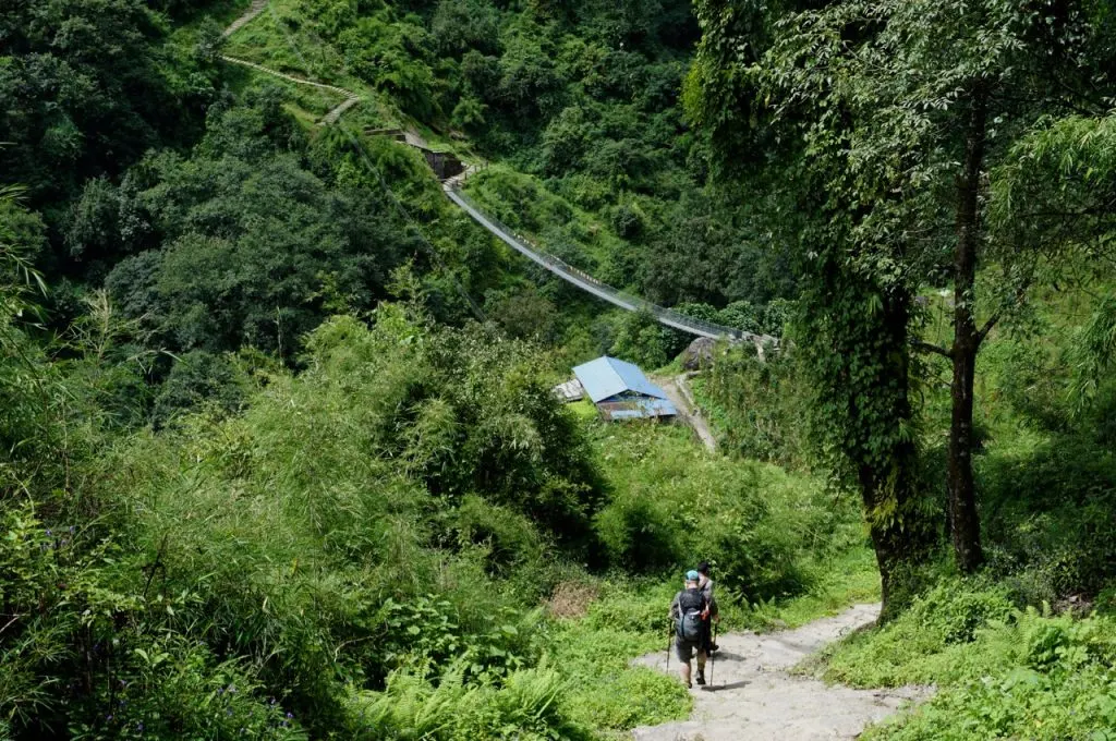 Trekking to Annapurna Base Camp