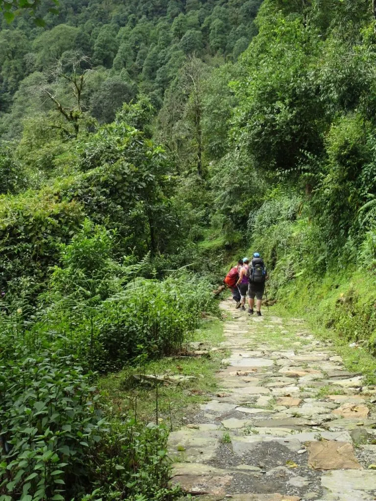 Trekking to Annapurna Base Camp