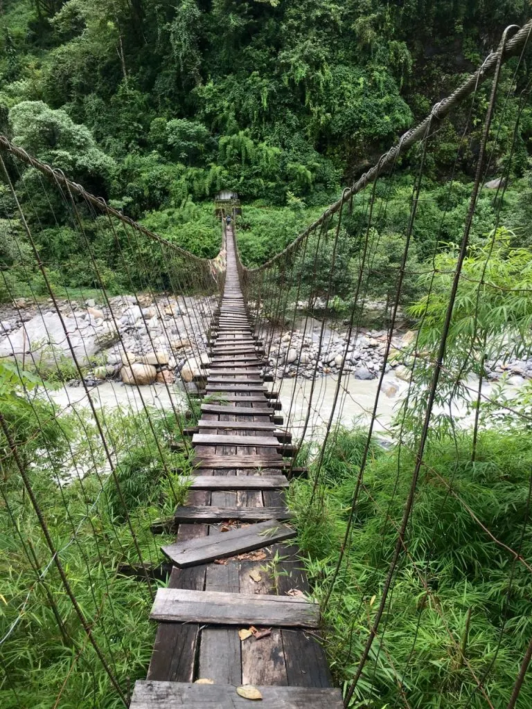 Trekking to Annapurna Base Camp