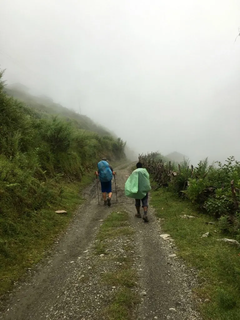 Trekking to Annapurna Base Camp