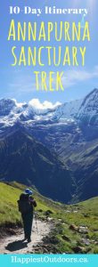 The Annapurna Sanctuary Trek: a 10 day itinerary. Trekking to Annapurna Base Camp. Trekking to the Annapurna Sanctuary. A 10 day trek to Annapurna Base Camp. #nepal #annapurna #trekking