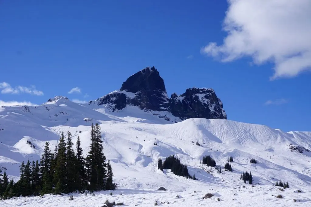 Black Tusk in winter