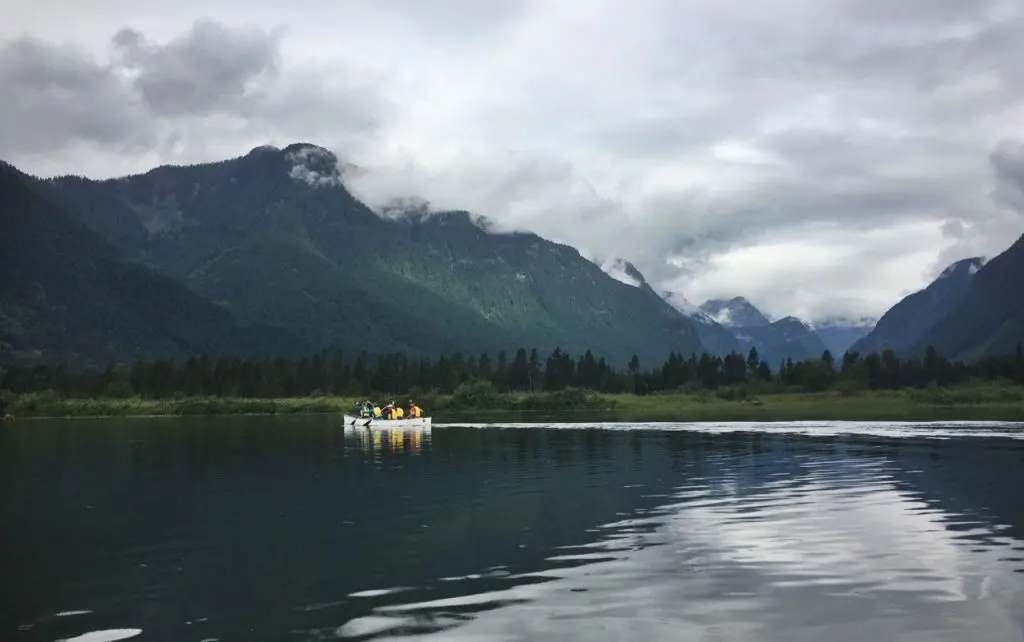 Canoeing in Widgeon Slough