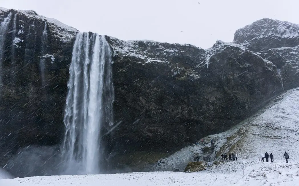Seljalandfoss in winter in Iceland: 7 Things You Might Not Know About Winter in Iceland