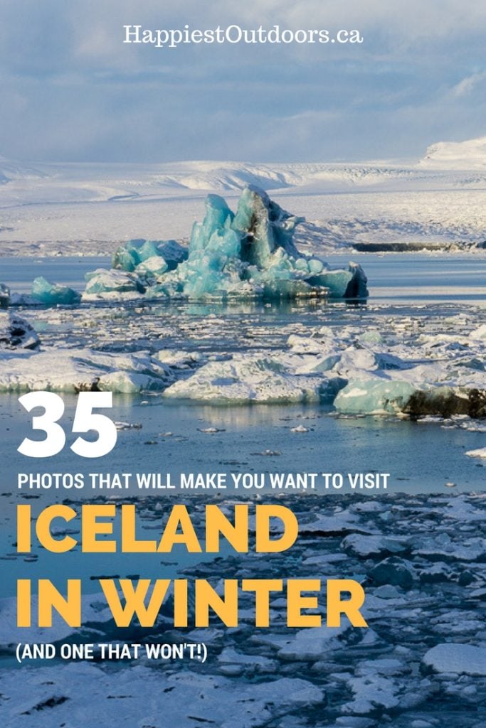 35 Photos that will make you want to visit Iceland in winter... and one that won't! A winter weekend in Iceland. Photos of winter in Iceland.