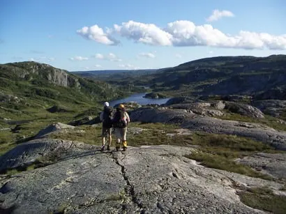 Hiking the Long Range Traverse in Gros Morne National Park in Newfoundland.