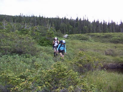 Hiking the Long Range Traverse in Gros Morne National Park, Newfoundland.
