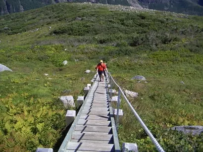 Hiking the Long Range Traverse in Gros Morne National Park, Newfoundland.