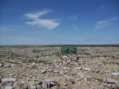 Hiking the Long Range Traverse in Gros Morne National Park, Newfoundland.