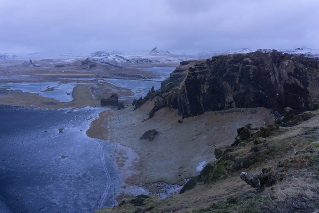 Dyrholaey in winter. A winter week in Iceland. Iceland in January. 35 Photos that will make you want to go to Iceland in winter.