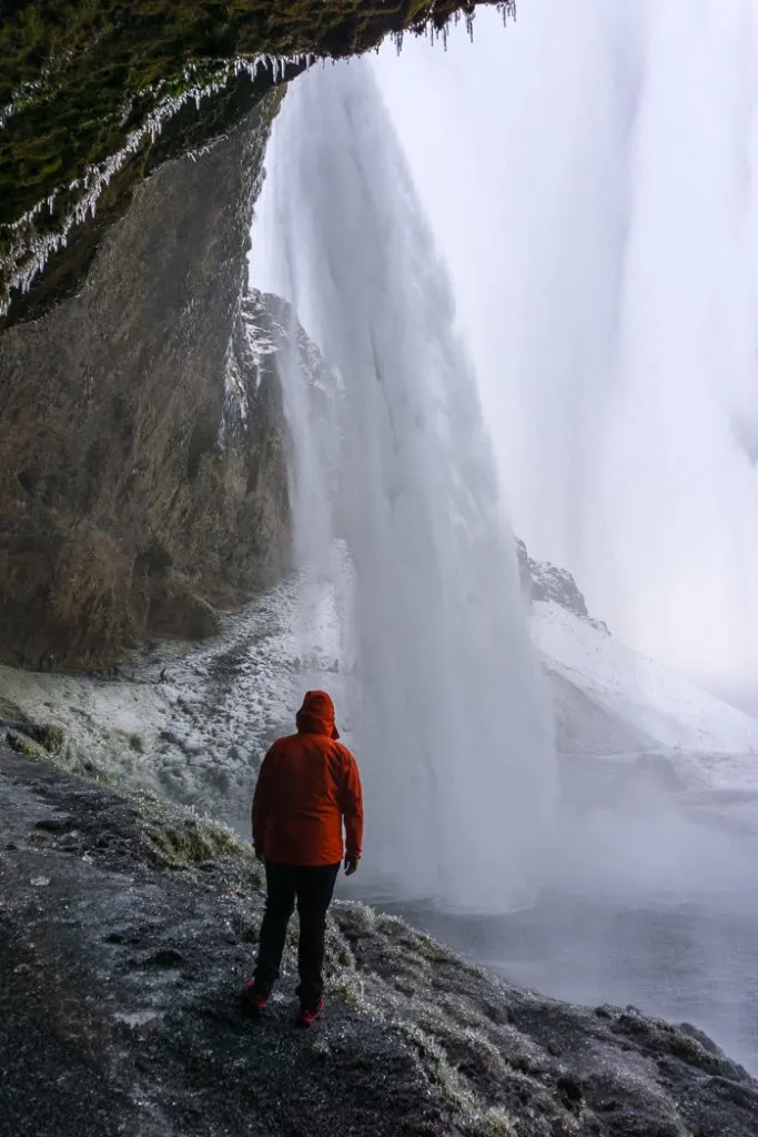 Seljalandfoss in winter. A winter week in Iceland. Iceland in January. 35 Photos that will make you want to go to Iceland in winter.