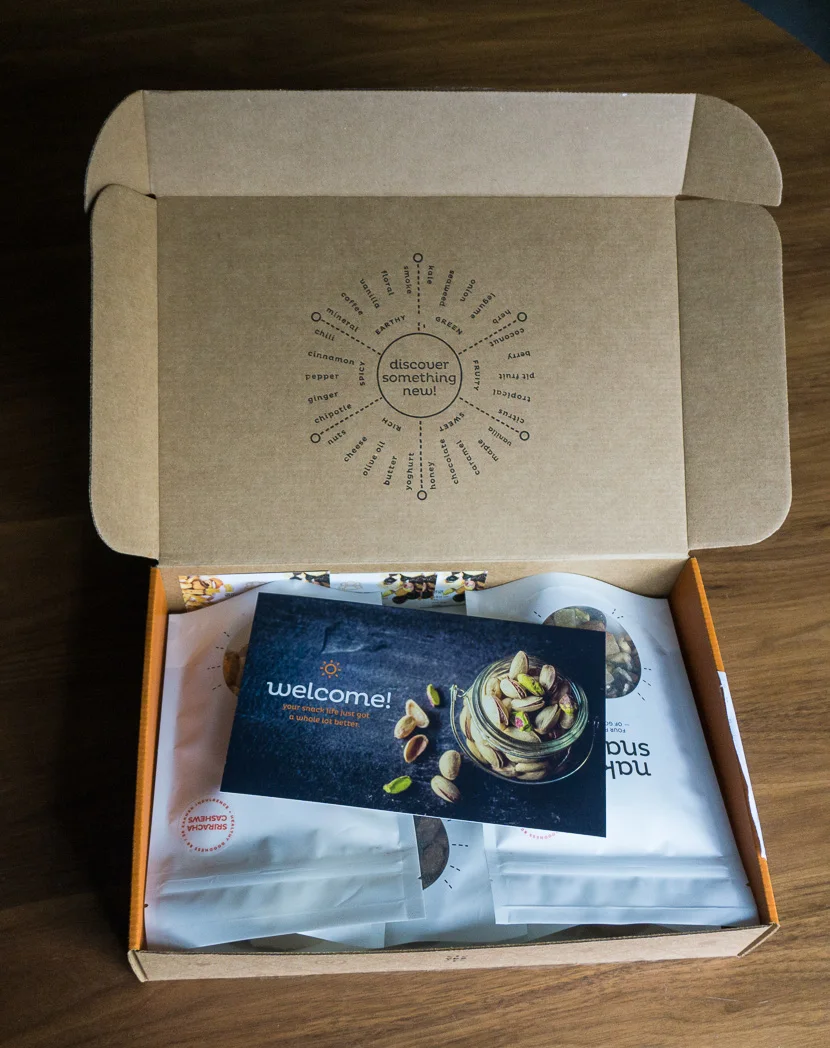 Naked Snacks Review: the Canadian snack subscription box that hikers will love. Healthy trail mix, nuts and dried fruit in flavour combos you'll want to take on every hike.