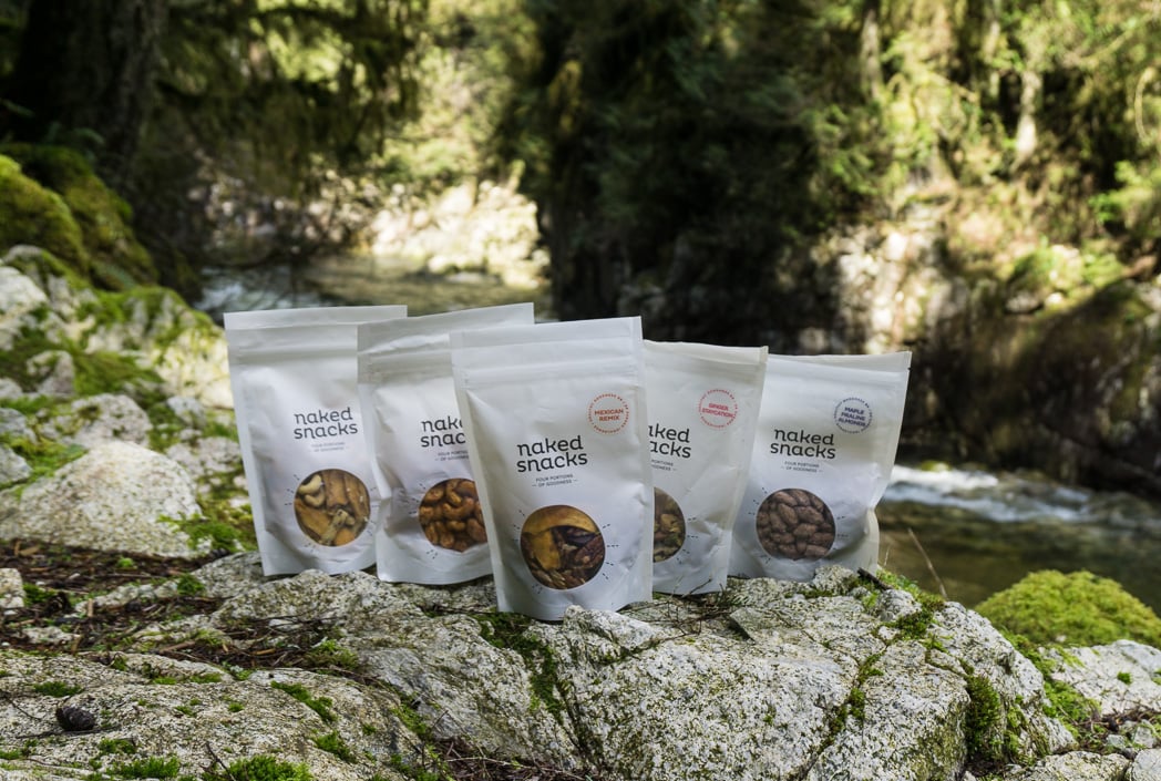 Naked Snacks Review: the Canadian snack subscription box that hikers will love. Healthy trail mix, nuts and dried fruit in flavour combos you'll want to take on every hike.
