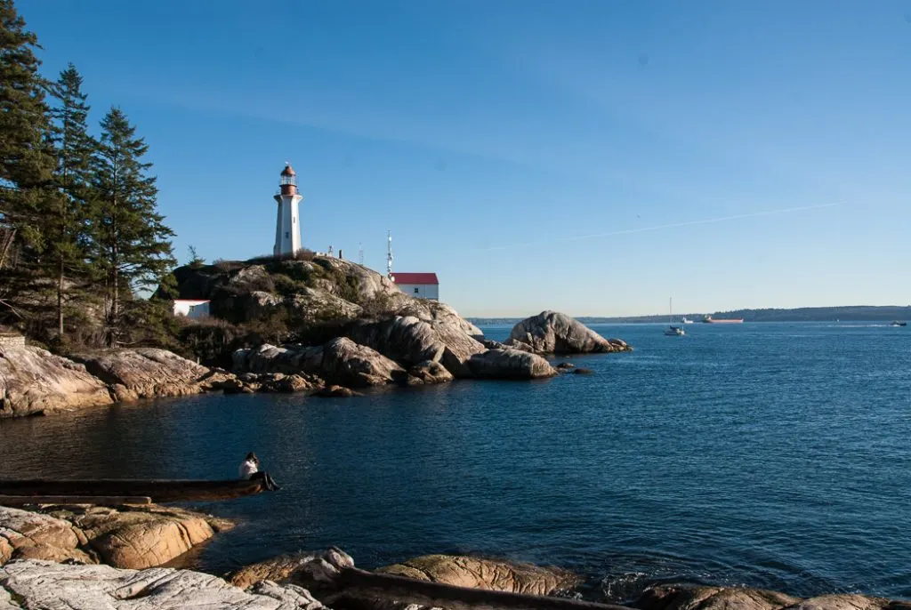 Lighthouse Park, one of over 100 snow-free hikes in Vancouver that you can hike all year long.