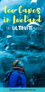 The Ultimate Guide to Ice Caves in Iceland: Everything you ever needed to know about visiting ice caves in Iceland. Find out how to go INSIDE the Crystal Cave glacier ice cave to see the blue ice.