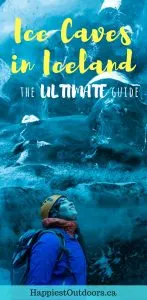 The Ultimate Guide to Ice Caves in Iceland: Everything you ever needed to know about visiting ice caves in Iceland. Find out how to go INSIDE the Crystal Cave glacier ice cave to see the blue ice.