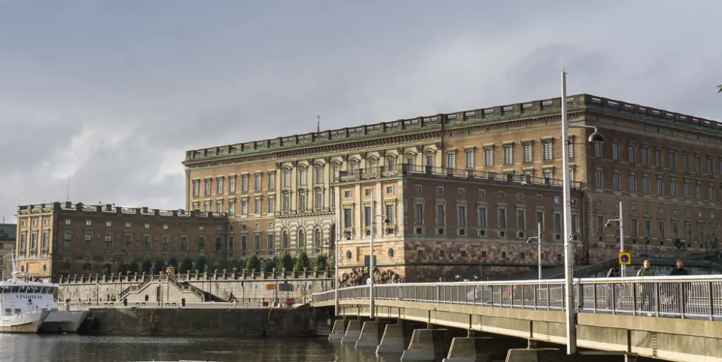 The Royal Palace in Stockholm, Sweden.