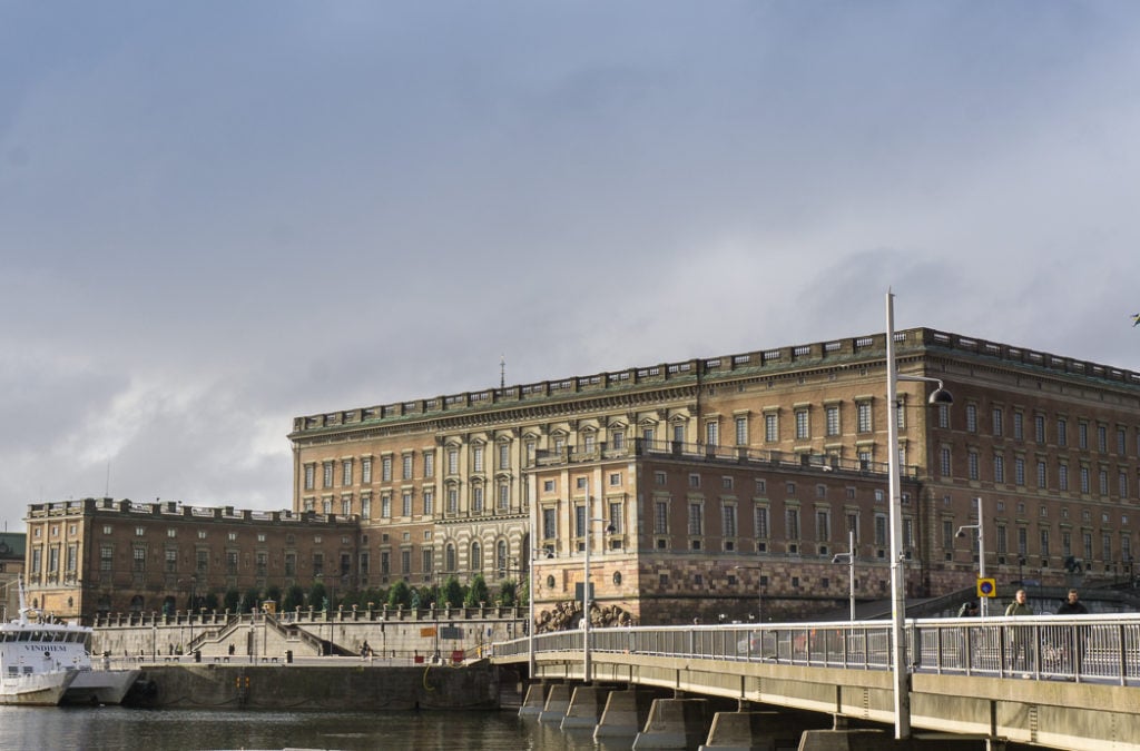 Sweden's Royal Palace in Stockholm. Visit it on the Ultimate Self-Guided Walking Tour of Stockholm.