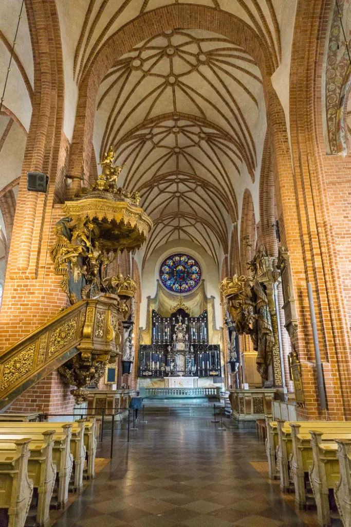 The interior of Riddarholmskyrkan church in Stockholm, Sweden. 30 photos of Stockholm that will inspire you to visit.