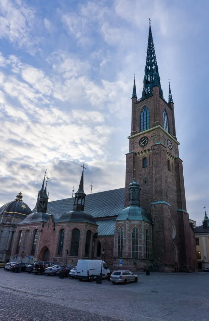 Riddarholmskyrkan church in Stockholm, Sweden. 30 photos of Stockholm that will inspire you to visit.