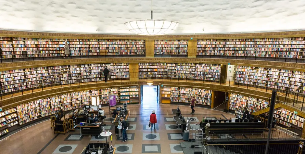 Stockholm Public Library. 30 photos of Stockholm that will inspire you to visit.