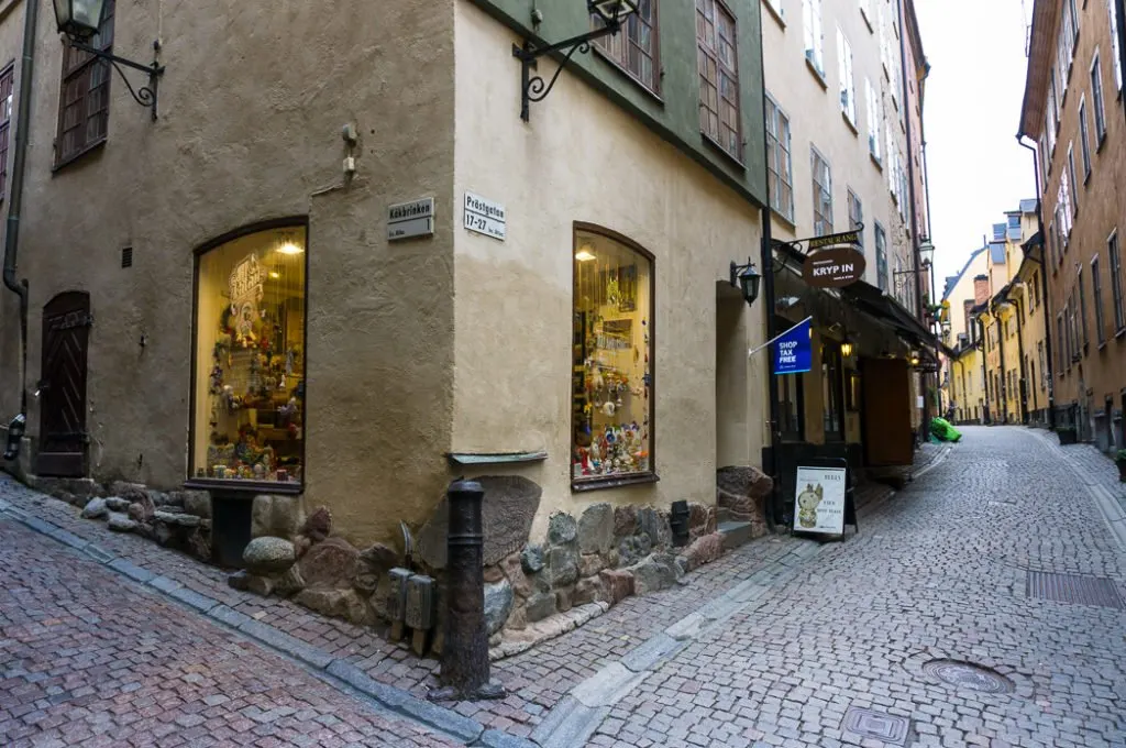 A runestone in Gamla Stan, Stockholm. Visit it on the Ultimate Self-Guided Walking Tour of Stockholm