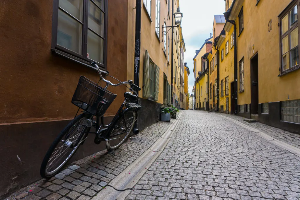 Prastgatan in Gamla Stan, Stockholm. Visit it on the Ultimate Self-Guided Walking Tour of Stockholm