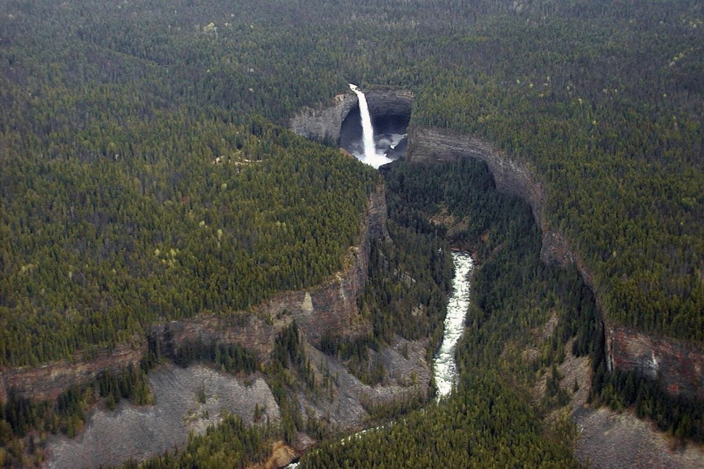 Helmcken Falls, one of the many gorgeous waterfalls in Wells Gray Provincial Park near Kamloops, BC
